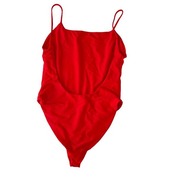 JADE SWIM Trophy One Piece Bikini in Lava NWT SMALL - Picture 6 of 8